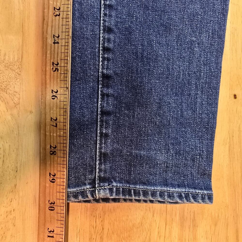 AG Adriano Goldschmied The Stilt Cigarette Leg Denim Blue Jeans Size 30R - Picture 9 of 9